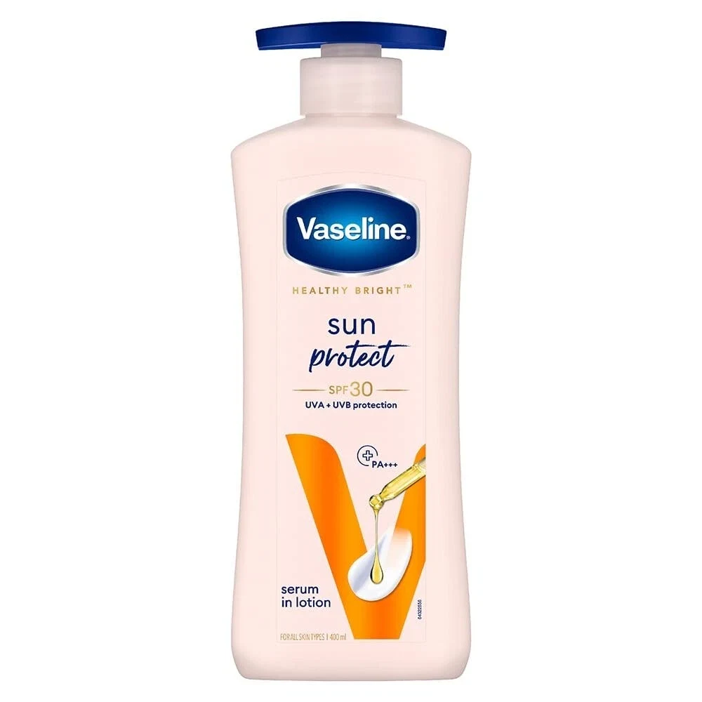 Vaseline Healthy Bright Sun Protection Body Lotion SPF 30 For Glowing Skin 400ml thumbnail