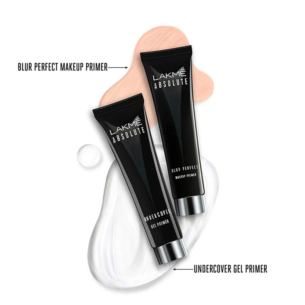 Lakme Absolute Under Cover Gel Face Primer, Transparent Makeup Primer 30gm thumbnail