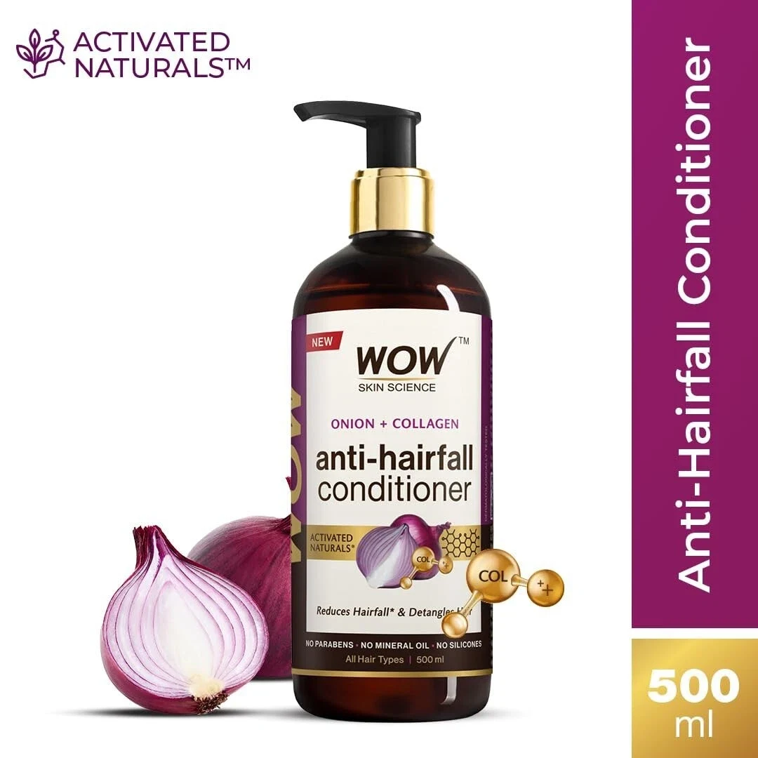 WOW Skin Science Red Onion & Collagen Black Seed Shampoo,Conditioner & Hair Mask thumbnail