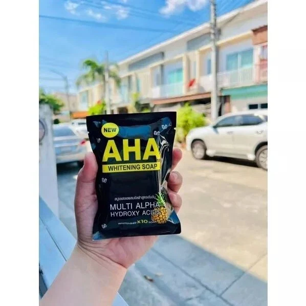 AHA Multi Alpha Hydroxy Acid 10X Whitening Soap For Perfect Skin 1 Bar 80g thumbnail