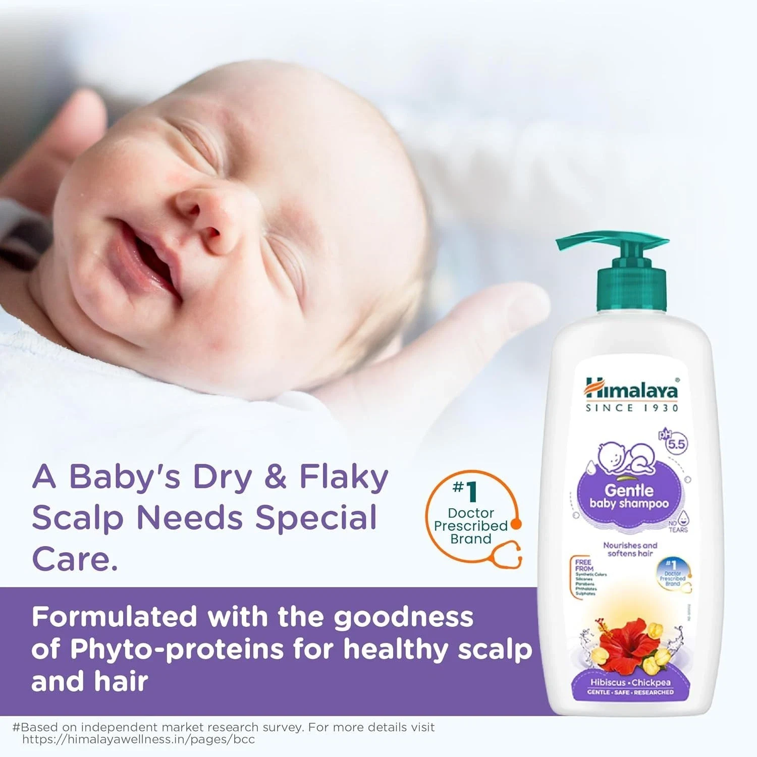 Himalaya Gentle Baby Shampoo With No Tears Formula Softens and Nourishes 400ml thumbnail