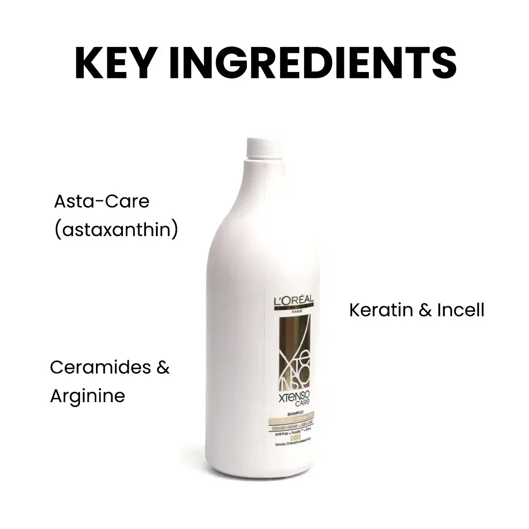 Loreal Professionnel X-Tenso Care Shampoo Sulfate Free For Smooth Hairs 1500ml thumbnail