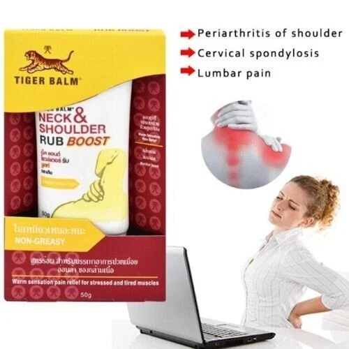 Tiger Neck And Shoulder Rub Boost Extra Strength Warm Pain Relief 50g thumbnail