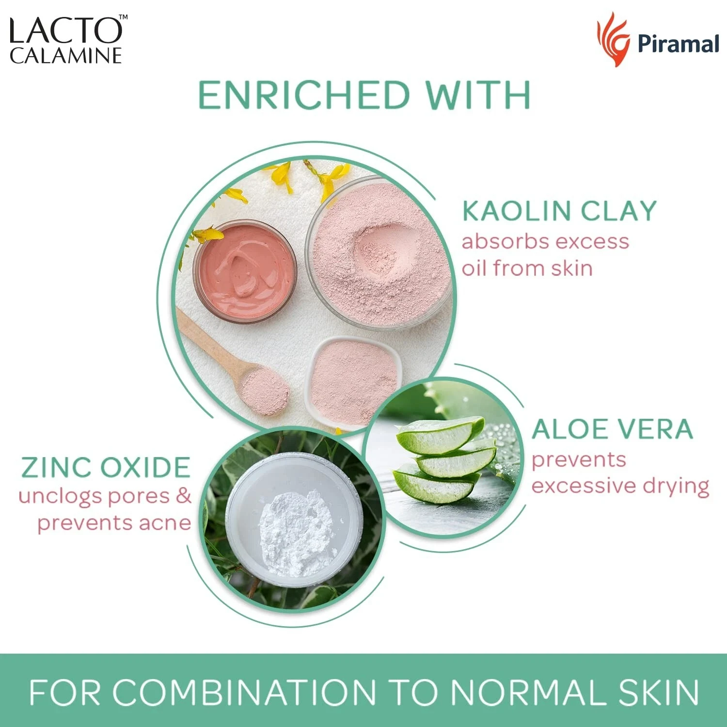 Lacto Calamine Face Lotion for Oil Balance - Combination to Normal Skin - 120 ml thumbnail