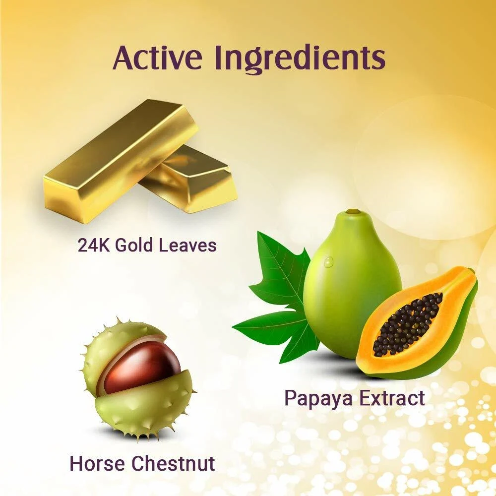 Lotus Herbals Radiant Gold Facial Kit For Instant Glow 170g thumbnail