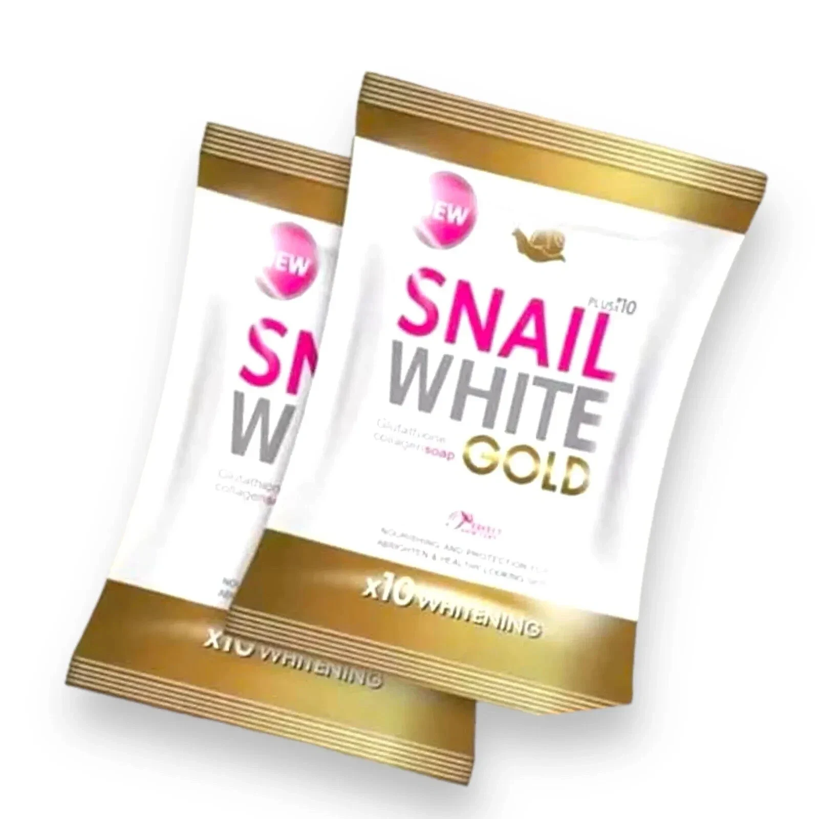 Snail Body White Gold Soap Premium For All Skin Type X 10 Whitening 70g thumbnail
