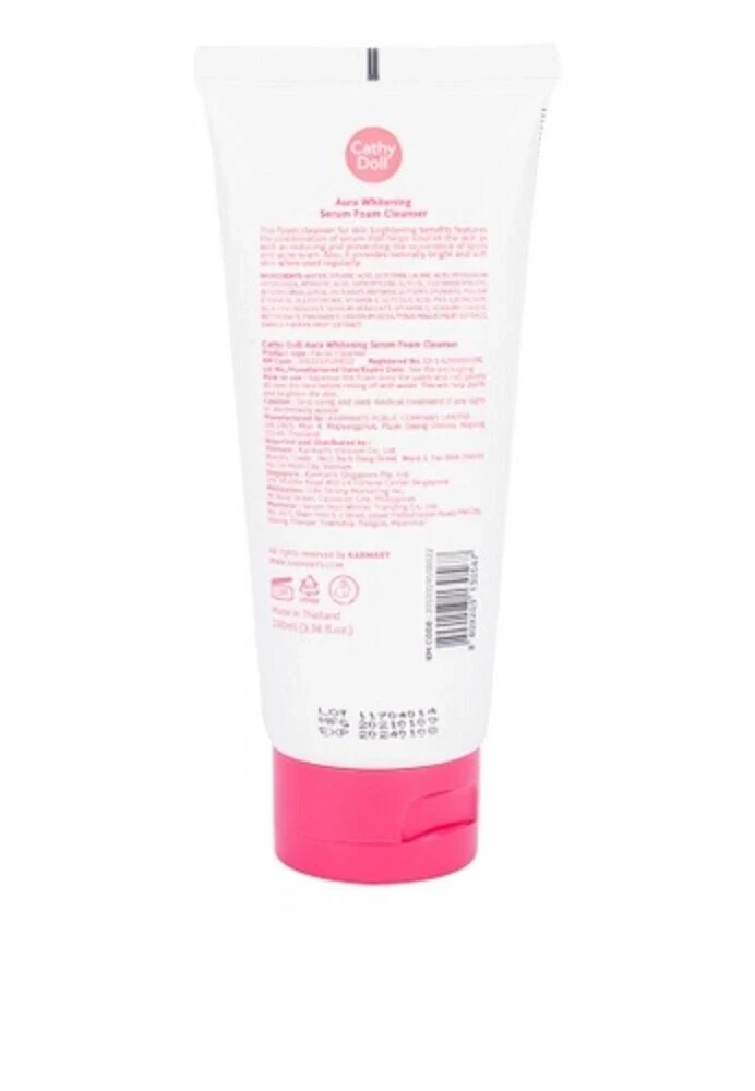 Cathy Doll Aura Whitening Serum Foam Cleanser For Skin Whitening,Dark Spot 100ml thumbnail