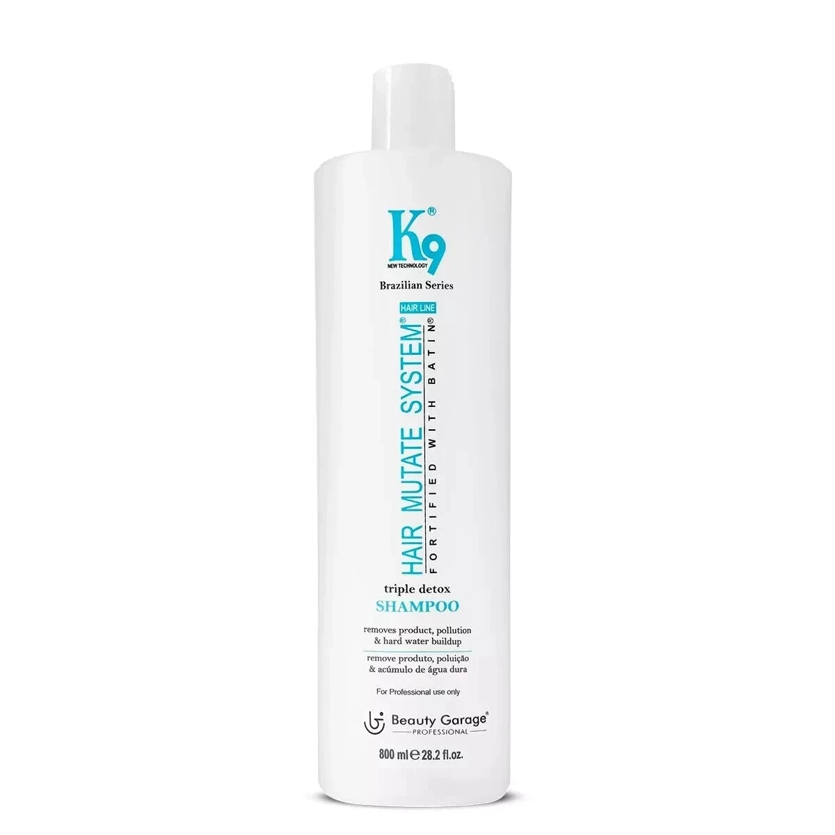 Beauty Garage K9 Triple Detox Shampoo, Hair Mutate System, Paraben Free 800ml
