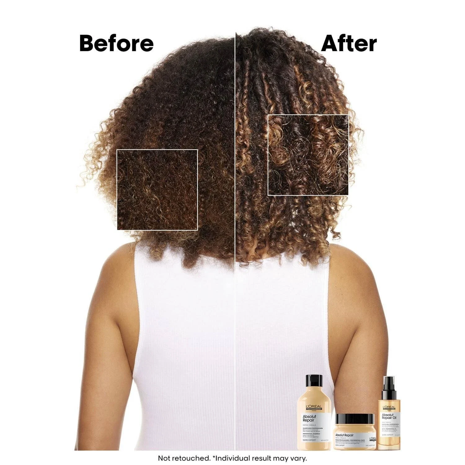 Loreal Professionnel Absolut Repair Shampoo 300ml And Professionnel Mask 250 ml thumbnail