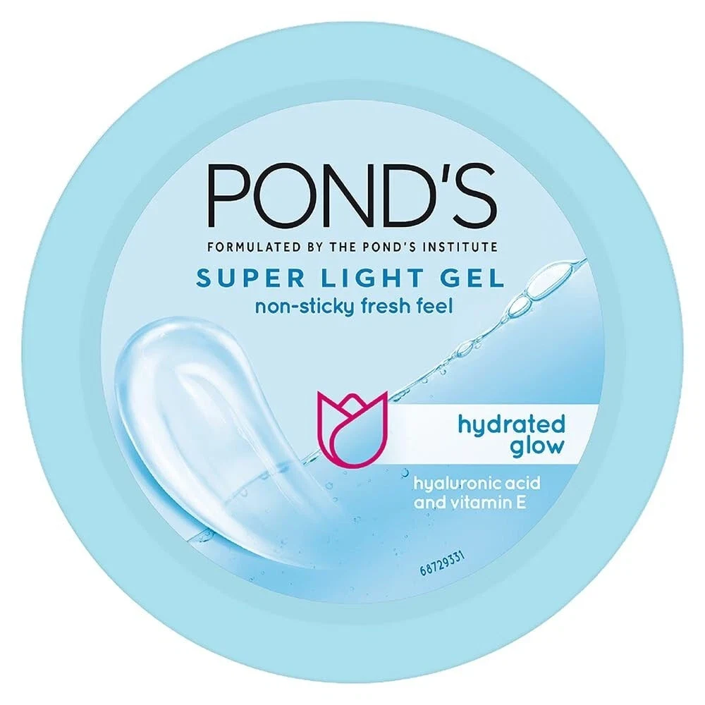 PONDS Super Light Gel Oil Free Face Moisturizer For Hydrated Glowing Skin 100ml
