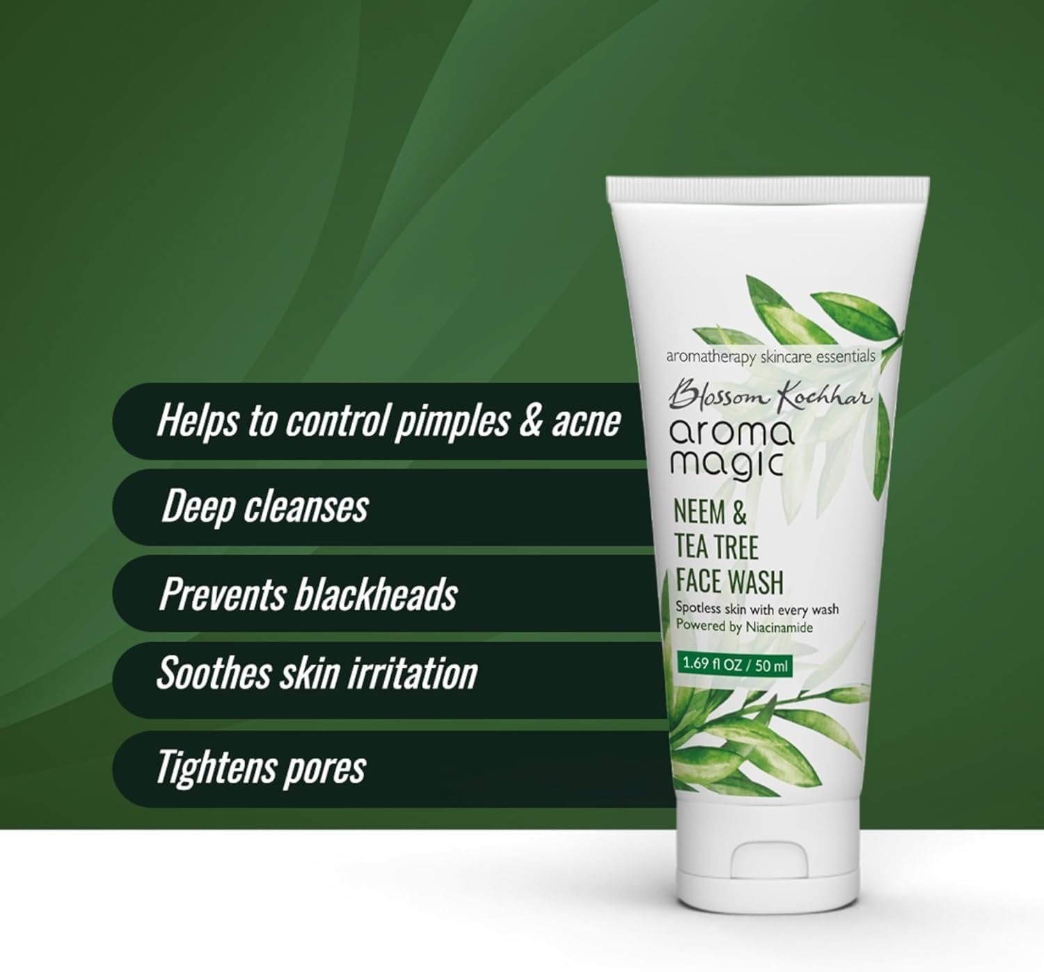 Aroma Magic Neem and Tea Tree Face Wash, 100ml thumbnail