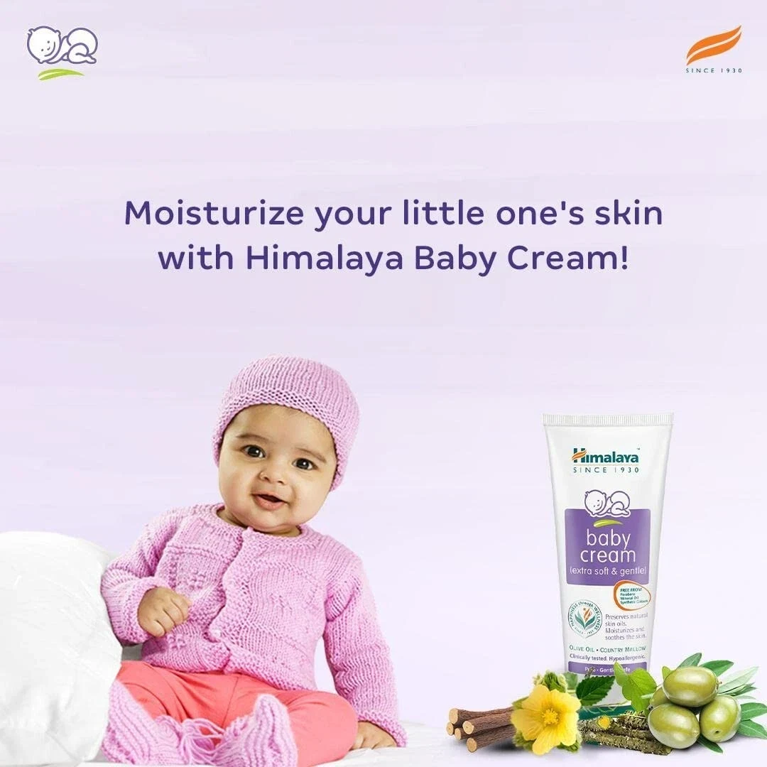 Himalaya Baby Cream Face Moisturizer & Day Cream for Dry Skin 200ml thumbnail