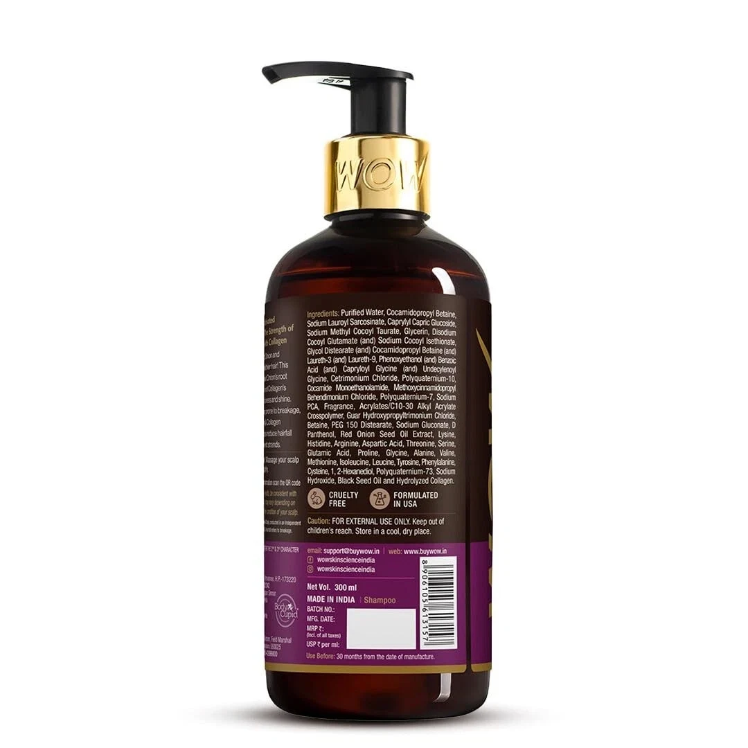 WOW Skin Science Red Onion Black Seed Oil Shampoo 500ml and Conditioner 500ml thumbnail