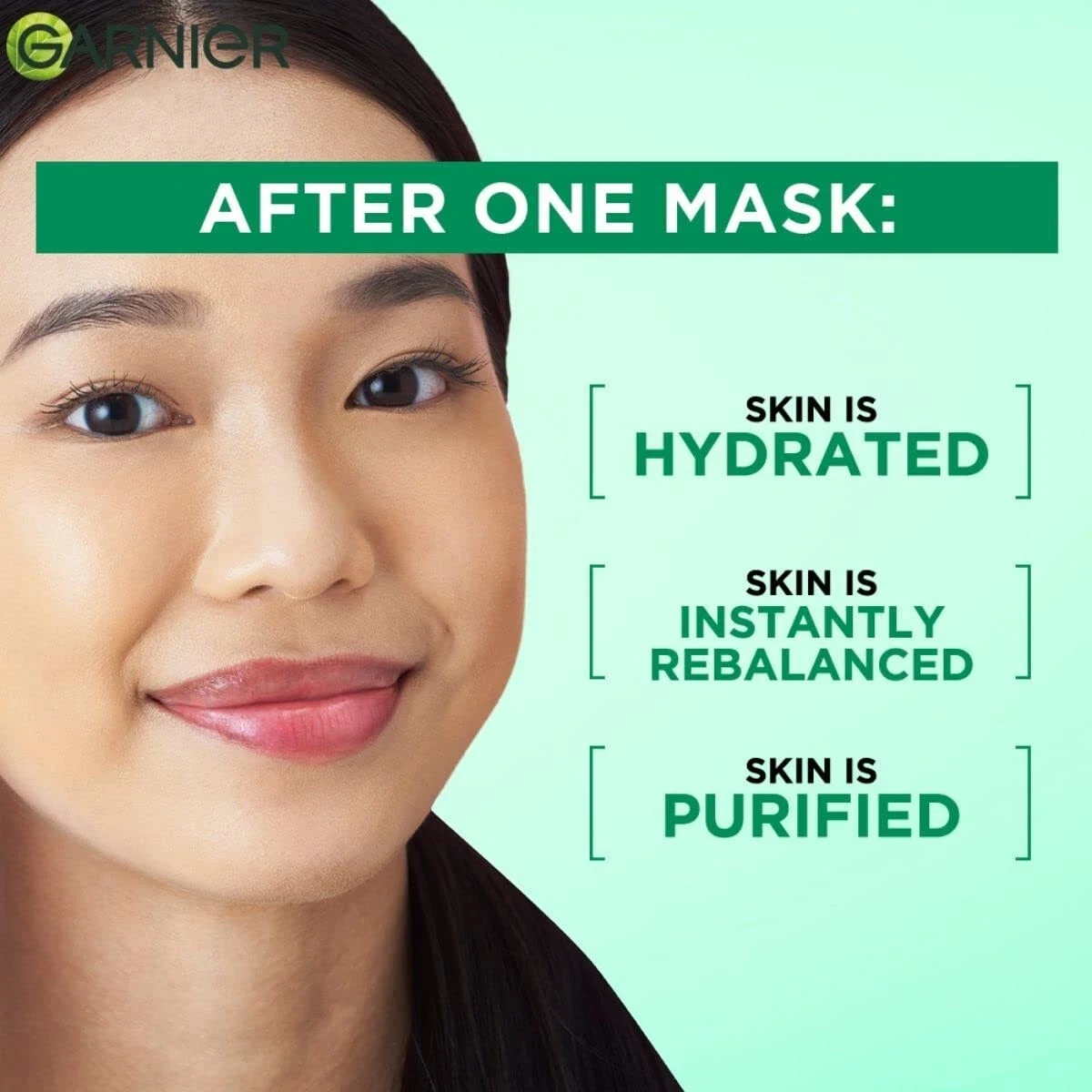 Garnier Skin Naturals Hydra Bomb Serum Mask With Green Tea For Pore Reducing 28g thumbnail