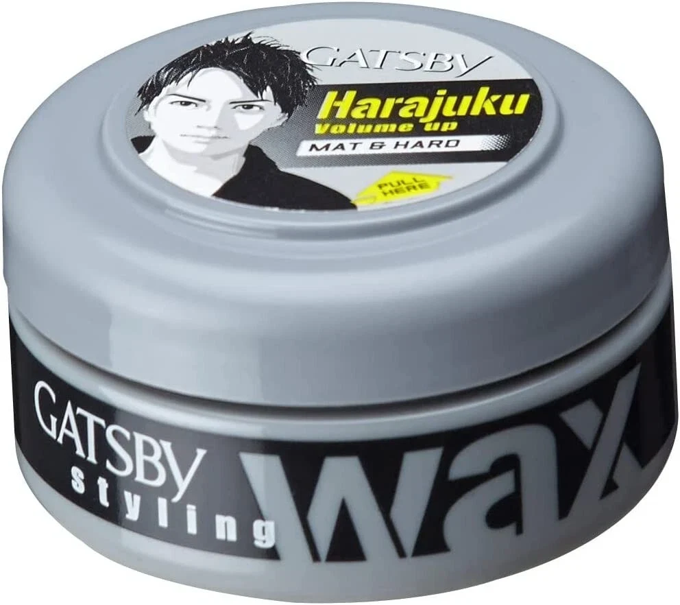 Gatsby Hair Styling Wax Matt & Hard 75g Grey thumbnail