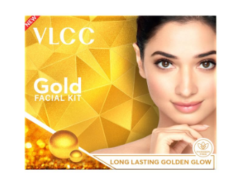 VLCC Gold Facial Kit Salon Series + Free Rose Water Toner Cream 300g