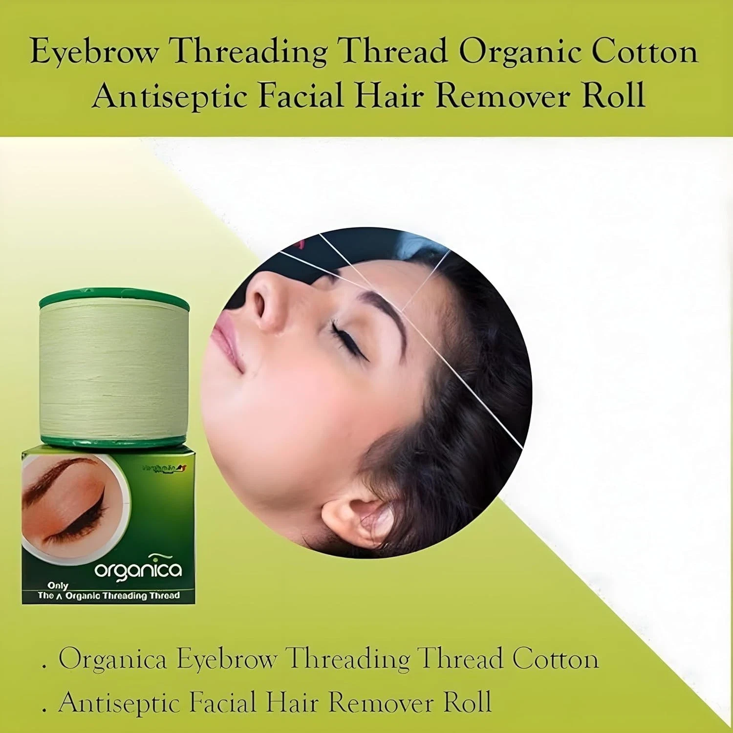 Organica Organic Cotton Eyebrow Threading Thread 8 Spool x 300m Pack thumbnail