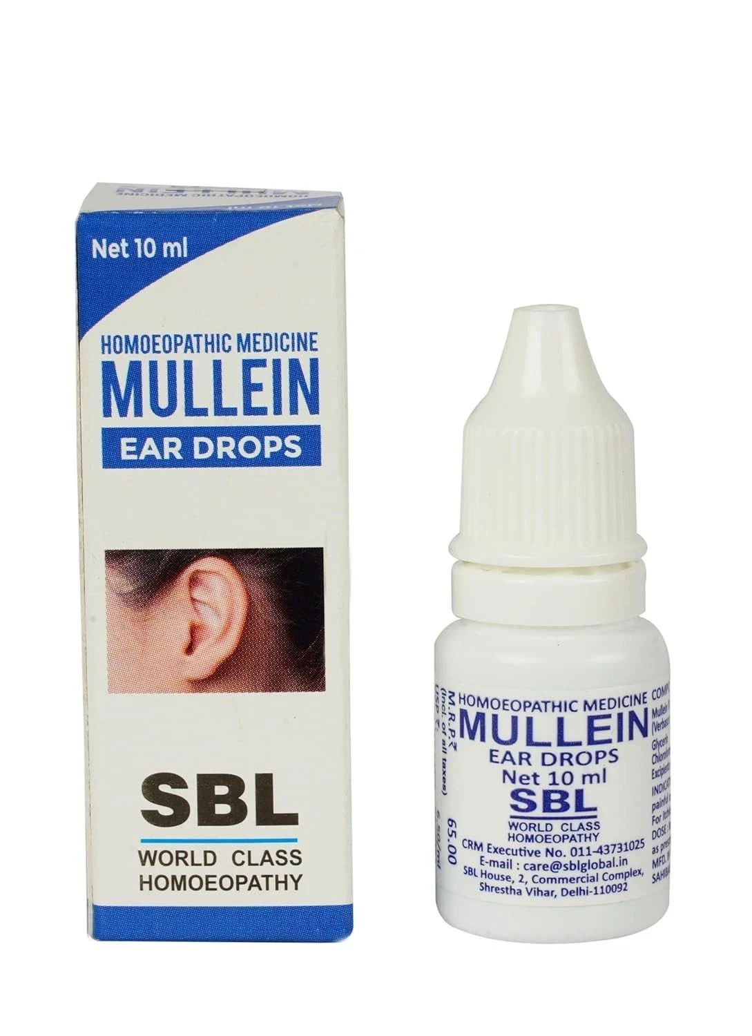 SBL Mullein Ear Drops for Fungal Infection Cleaning For Adults & Kids 10ml X 6 thumbnail