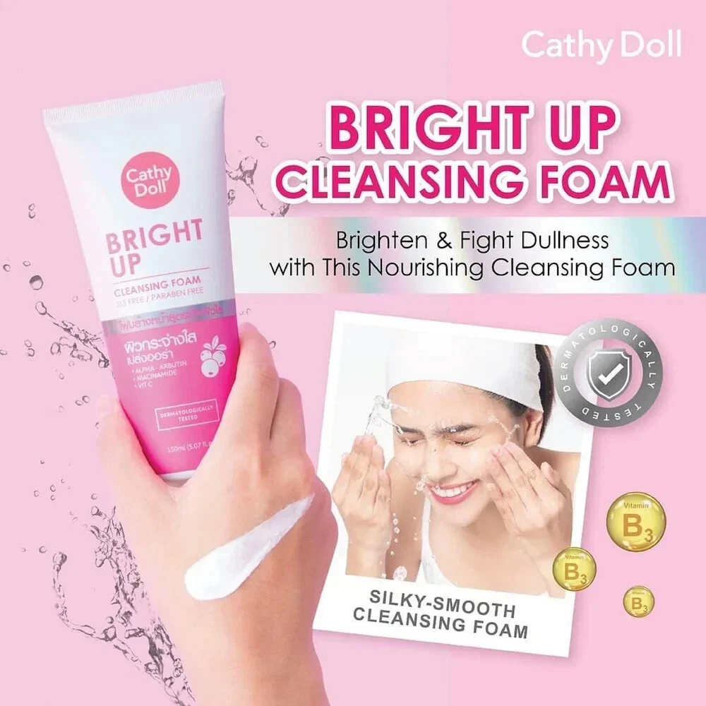 Cathy doll bright up cleansing foam For deep facial cleansing Anti-Acne 150ml thumbnail