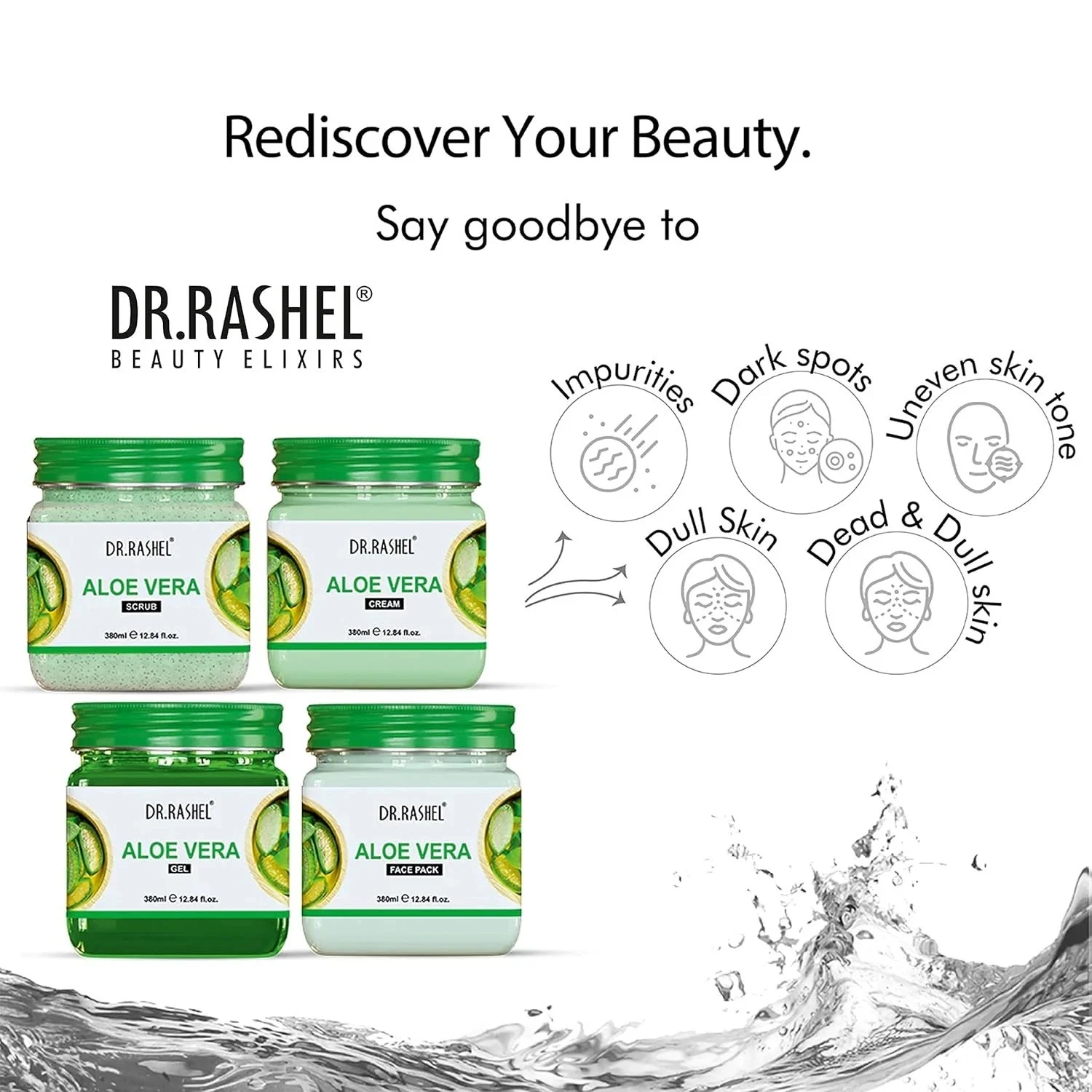 DR.Rashel Aloe Vera Facial Kit For Anti Acne & Deep Skin Nourishment 1520g thumbnail