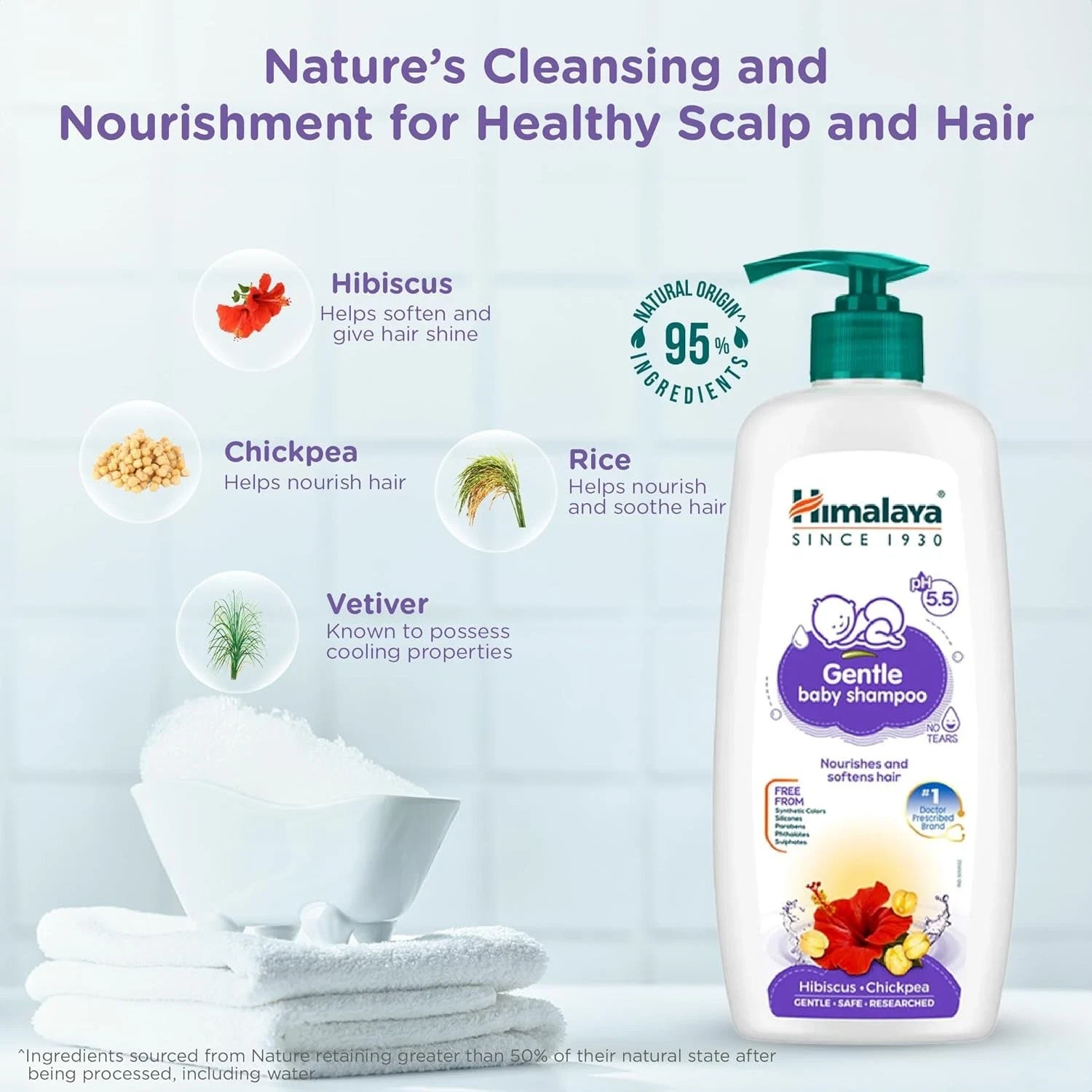 Himalaya Gentle Baby Shampoo With No Tears Formula Softens and Nourishes 400ml thumbnail