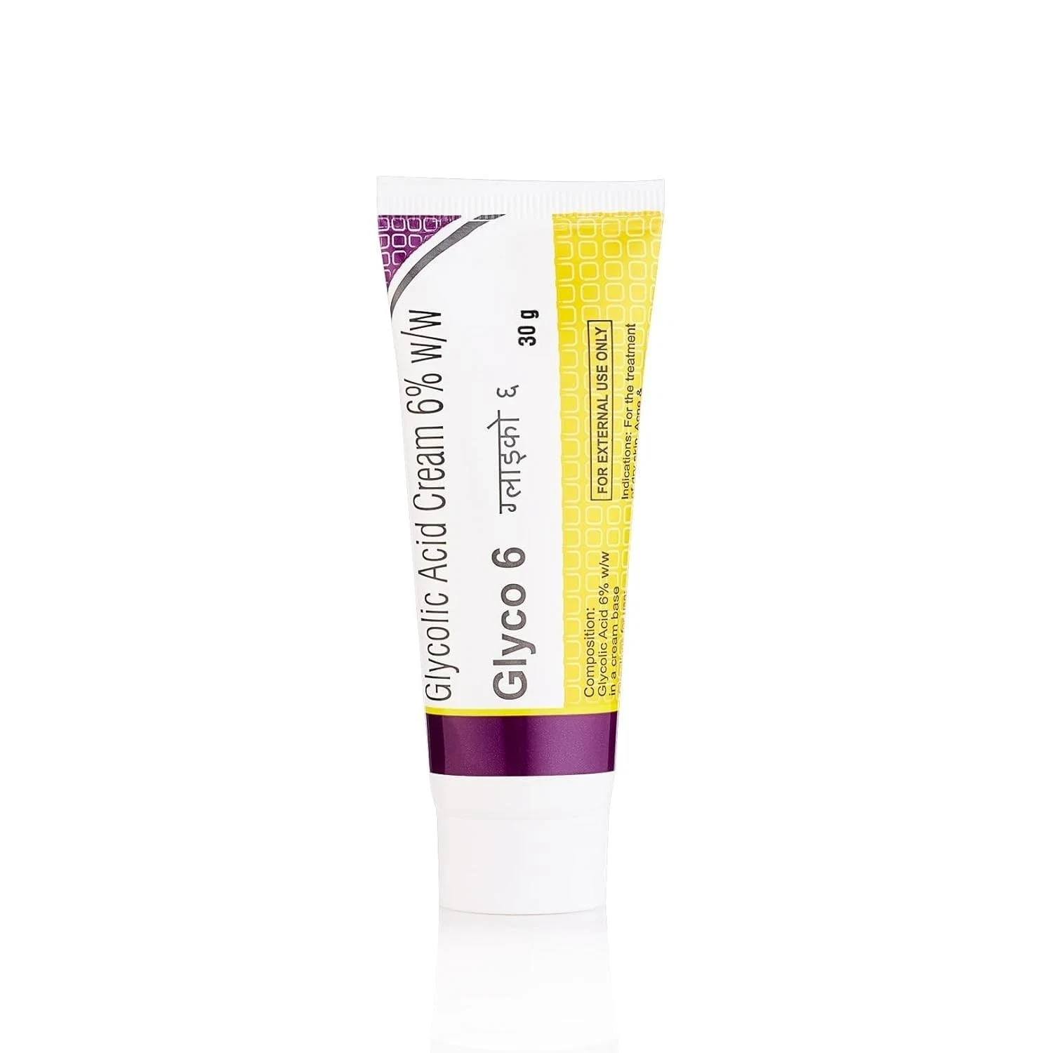 Glyco 6 Glycolic Acid Cream For Dry Skin Acne Hyperpigmention 30g thumbnail