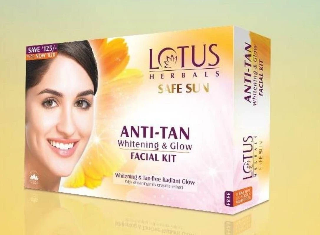 Lotus Herbals Safe Sun Anti Tan Whitening and Glow 4 in 1 Facial Kit thumbnail