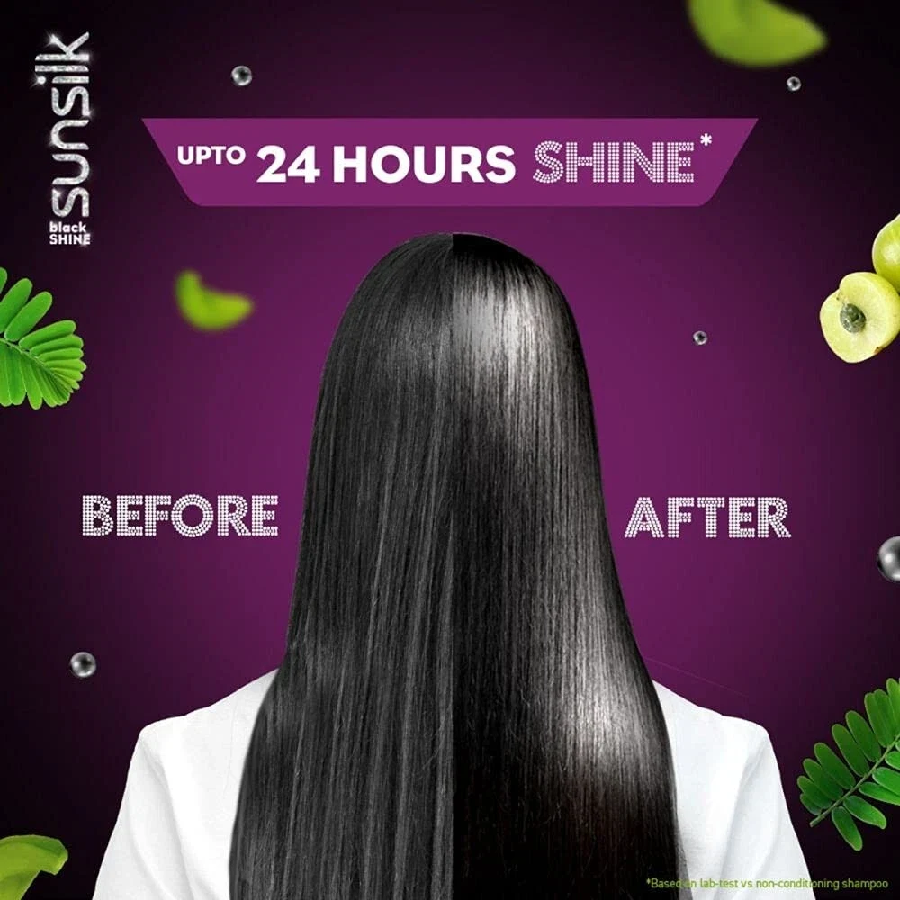 Sunsilk Stunning Black Shine Shampoo, 650 ml thumbnail
