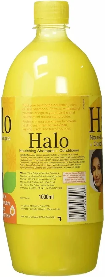 Halo Egg Protein Shampoo & Conditioner - Nourish, Strengthen & Smooth Hair - 1L thumbnail