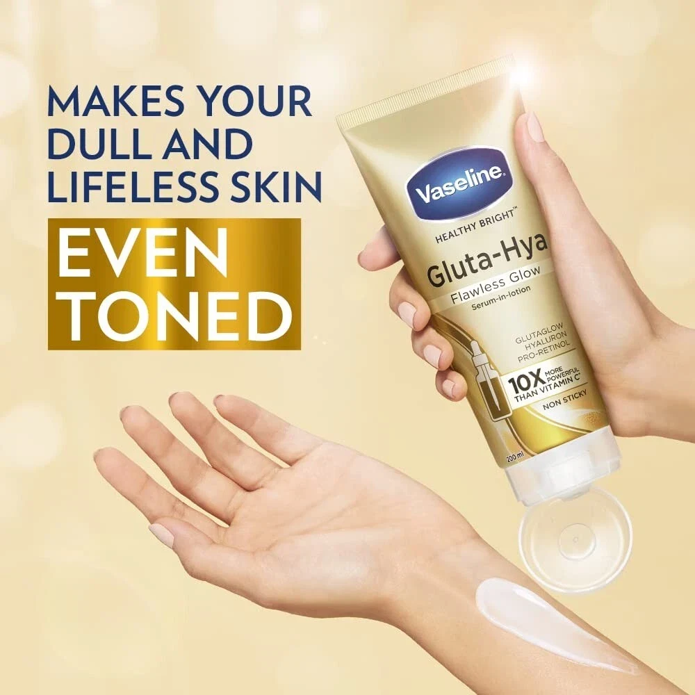 Vaseline Gluta-Hya Flawless Glow, Serum-In-Lotion Boosted With GlutaGlow 200ml thumbnail