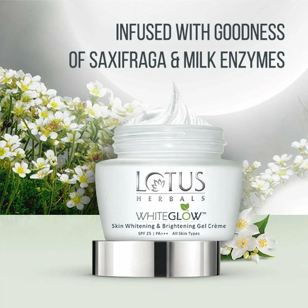 Lotus Herbals Whiteglow Skin Whitening And Brightening Gel Cream SPF-25 40g thumbnail