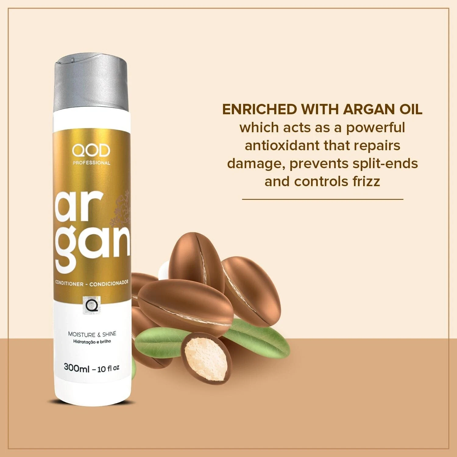 QOD Professional Argan Conditioner Sulphate & Sodium Chloride free 300ml thumbnail
