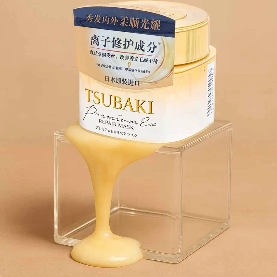 Genuine Shiseido Tsubaki Premium Repair Hair Mask Treatment Camelia Oil 180g thumbnail