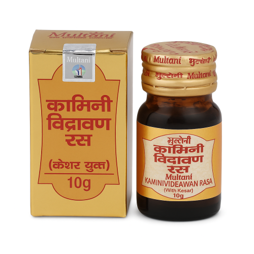 Multani Kamini Vidrawan Ras (10g) – Ayurvedic Strength, Stamina & Vitality Booster