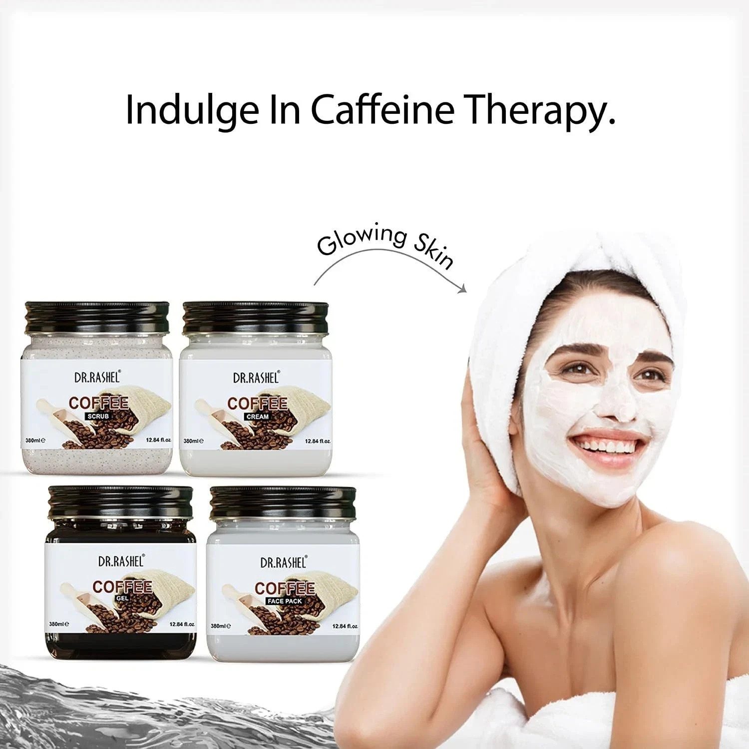 Dr. Rashel Coffee Skincare Facial Kit For Hydration & Radiant Skin Glow 1520g thumbnail