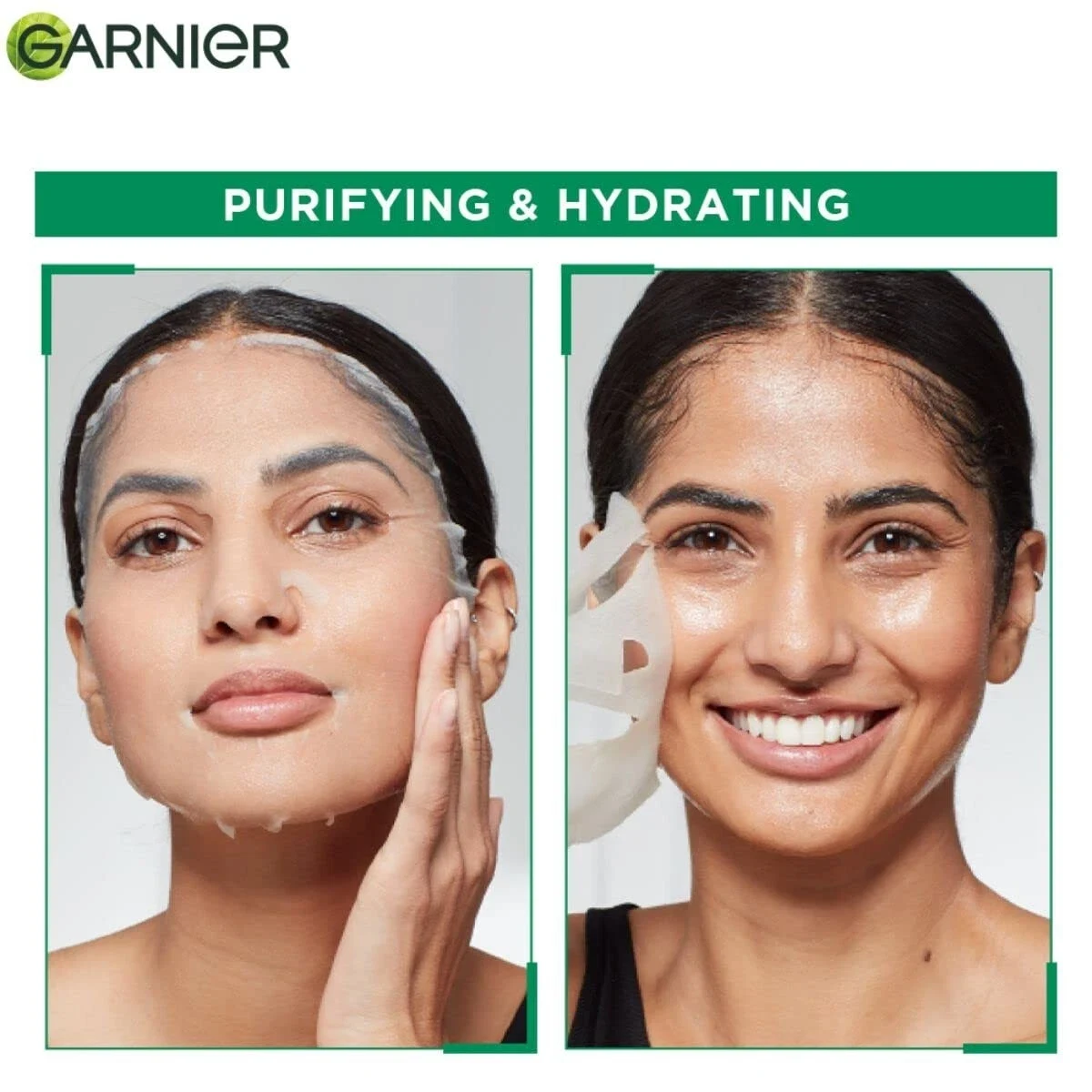 Garnier Skin Naturals Hydra Bomb Serum Mask With Green Tea For Pore Reducing 28g thumbnail