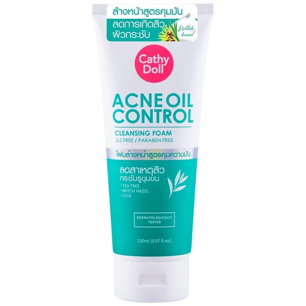 Cathy Doll Acne Oil Control Cleaning Foam For Remove Impurities & Dirt 150ml