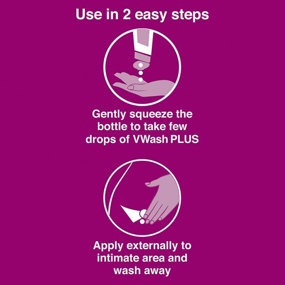 Vwash Plus Expert Intimate Hygiene with Tea Tree Oil for pH Balance thumbnail