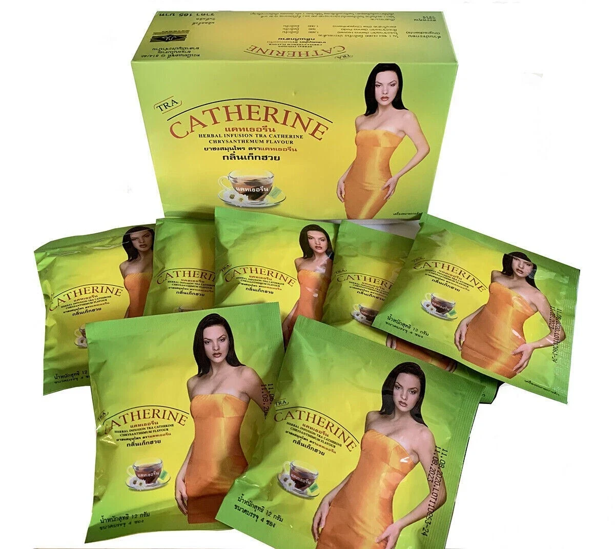 Catherine Slimming Herbal Tea Weight Loss Chrysanthemum Tea Detox 32 Tea Bags