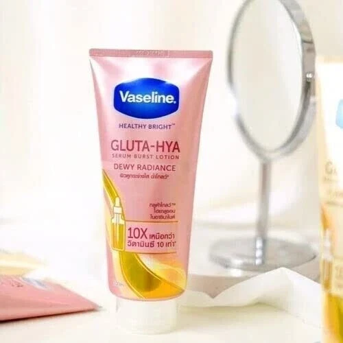 Vaseline Gluta-Hya Dewy Radiance + Overnight Radiance Lotion 300+300ml thumbnail