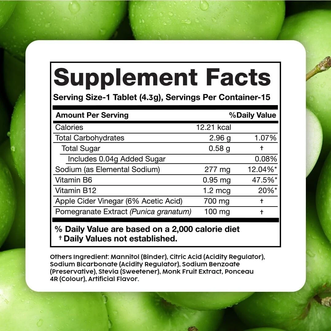 Plix Happy Tummy Pre+Probiotic Gut Health Digestion Metabolism (Green Apple) thumbnail