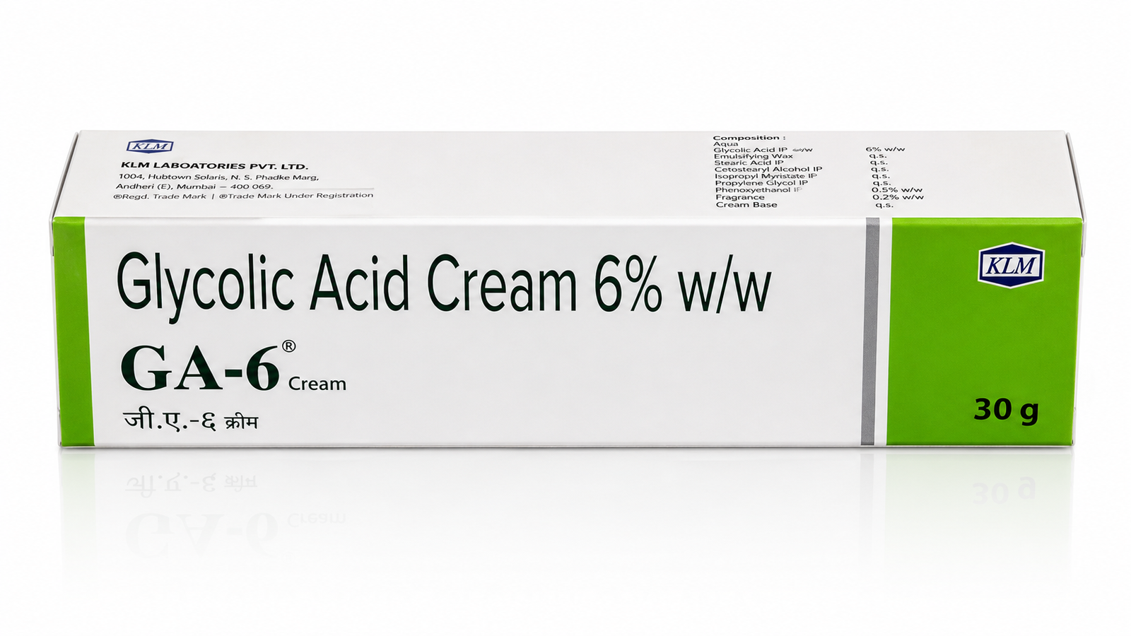 GA 6 CREAM 30GMS FOR ALL SKIN TYPES
