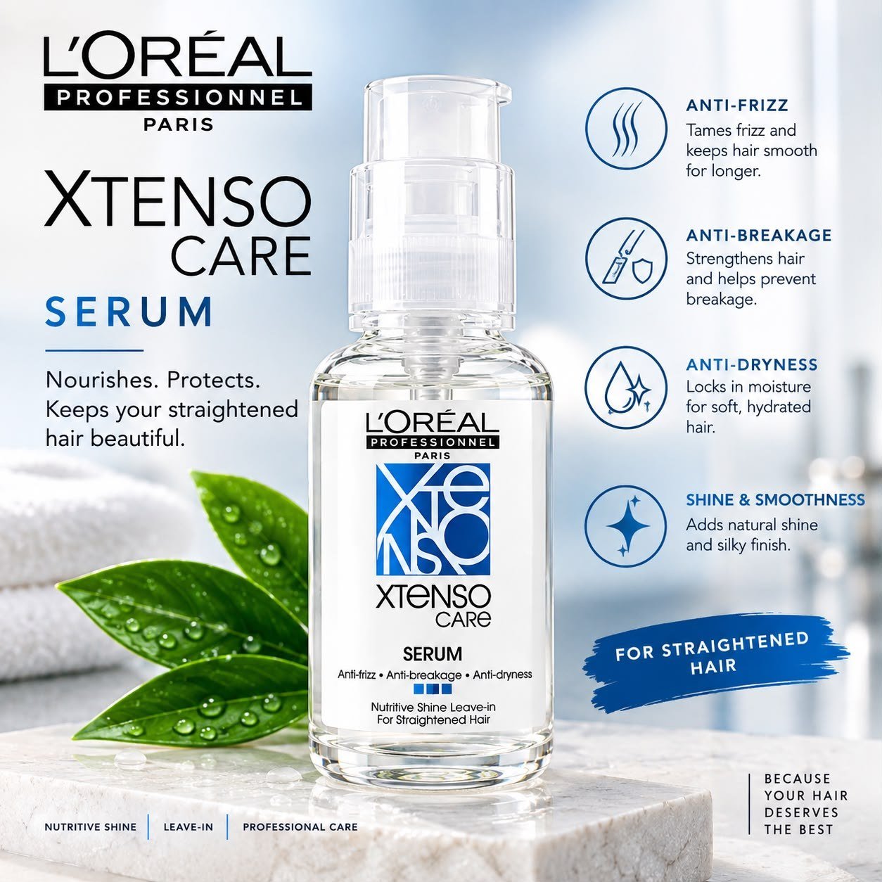 L'oreal Professionnel X-tenso Care Straight Serum -50 Ml thumbnail