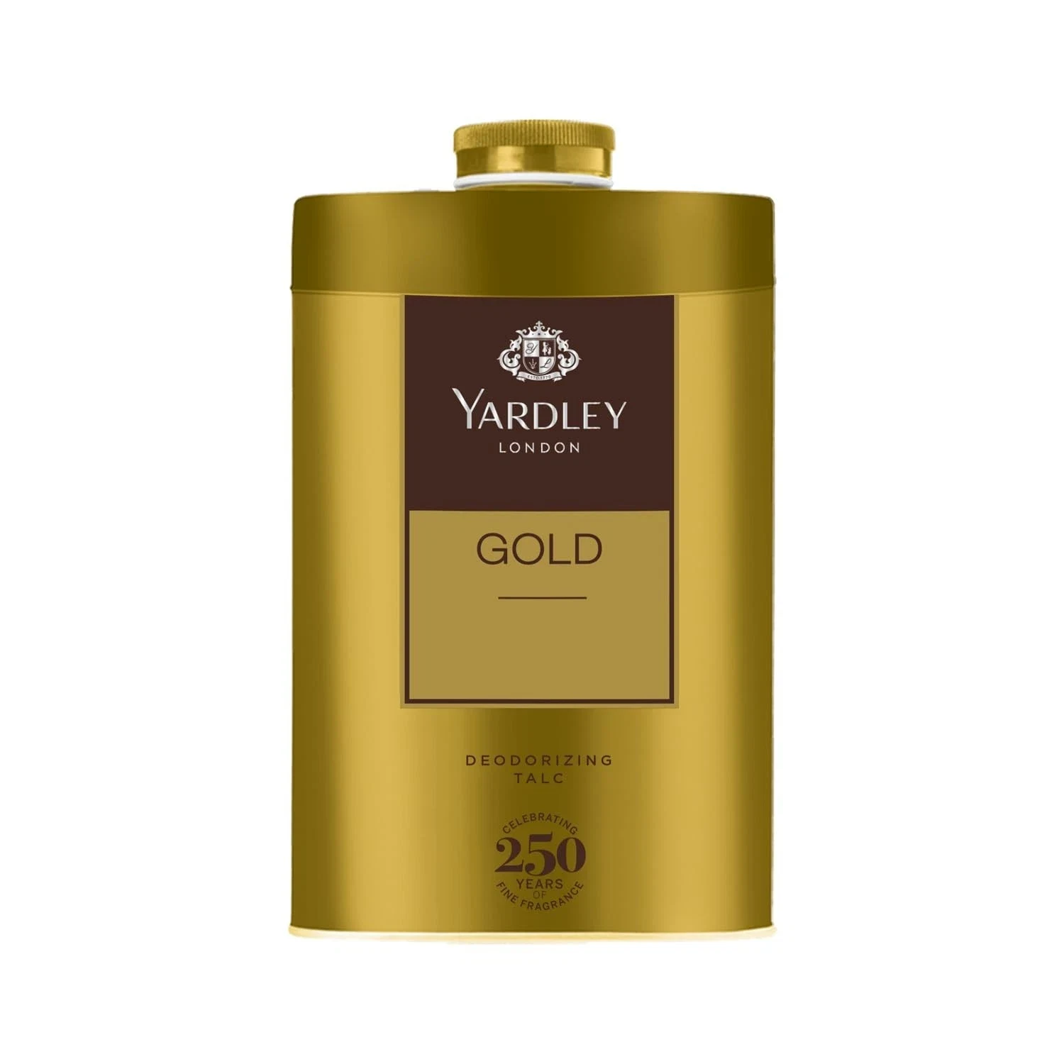 Yardley London Gold Deodorizing Body Talc With Woody Masculine Fragrance 250g
