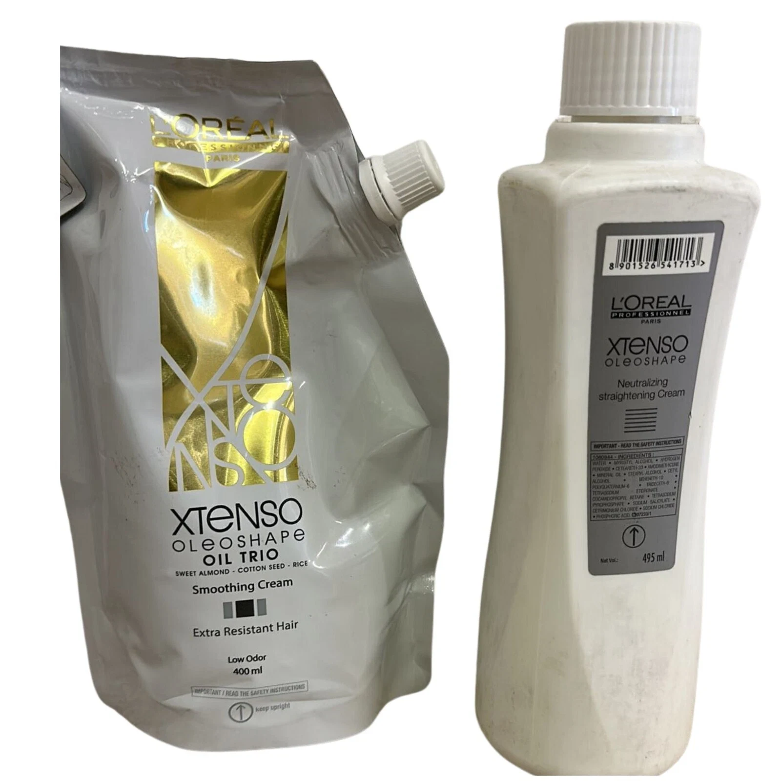 LOreal Xtenso Oleoshape EXTRA Resistant Cream BLACK 480ml + Neutralizing 495ml