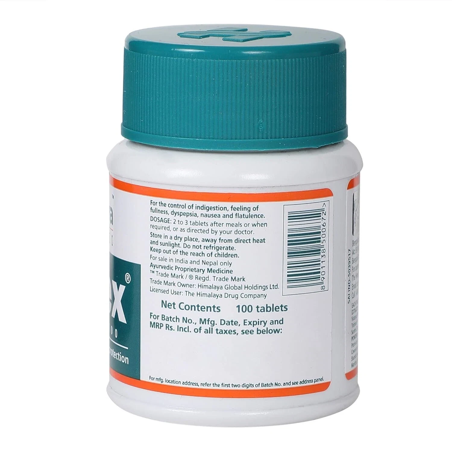 Himalaya Gasex Tablet Helps to Improves digestion Free Ship 100pcs thumbnail
