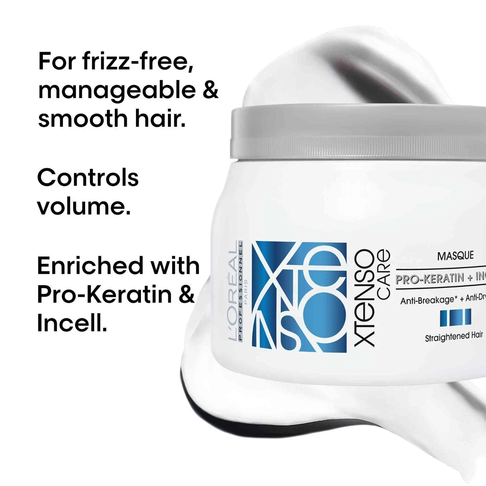 Loreal Professionnel Xtenso Care Masque For Smooth Frizz Free Hairs 490gm thumbnail