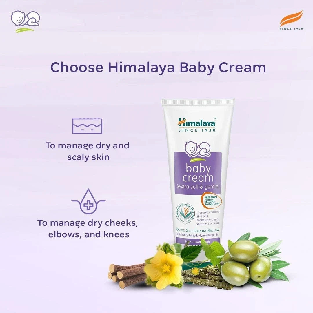 Himalaya Baby Cream Face Moisturizer & Day Cream for Dry Skin 200ml thumbnail