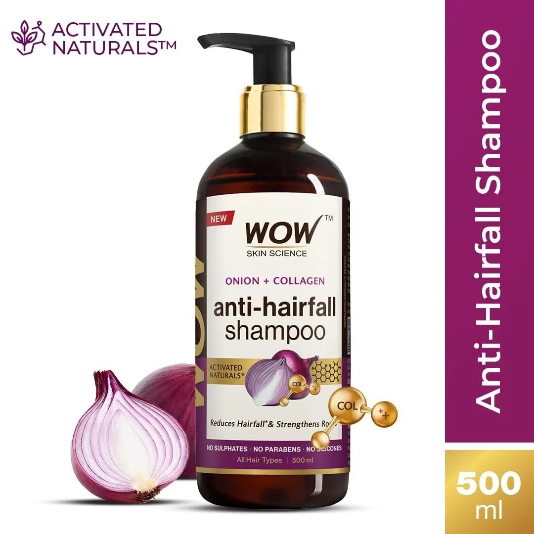 WOW Skin Science Red Onion Black Seed Oil Shampoo 500ml and Conditioner 500ml thumbnail