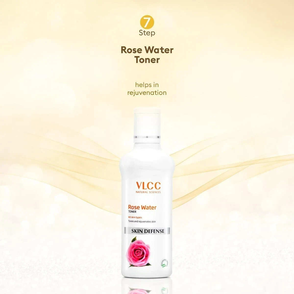 VLCC Gold Facial Kit + Free Rose Water Toner Cream 300gm ( Salon Series ) thumbnail